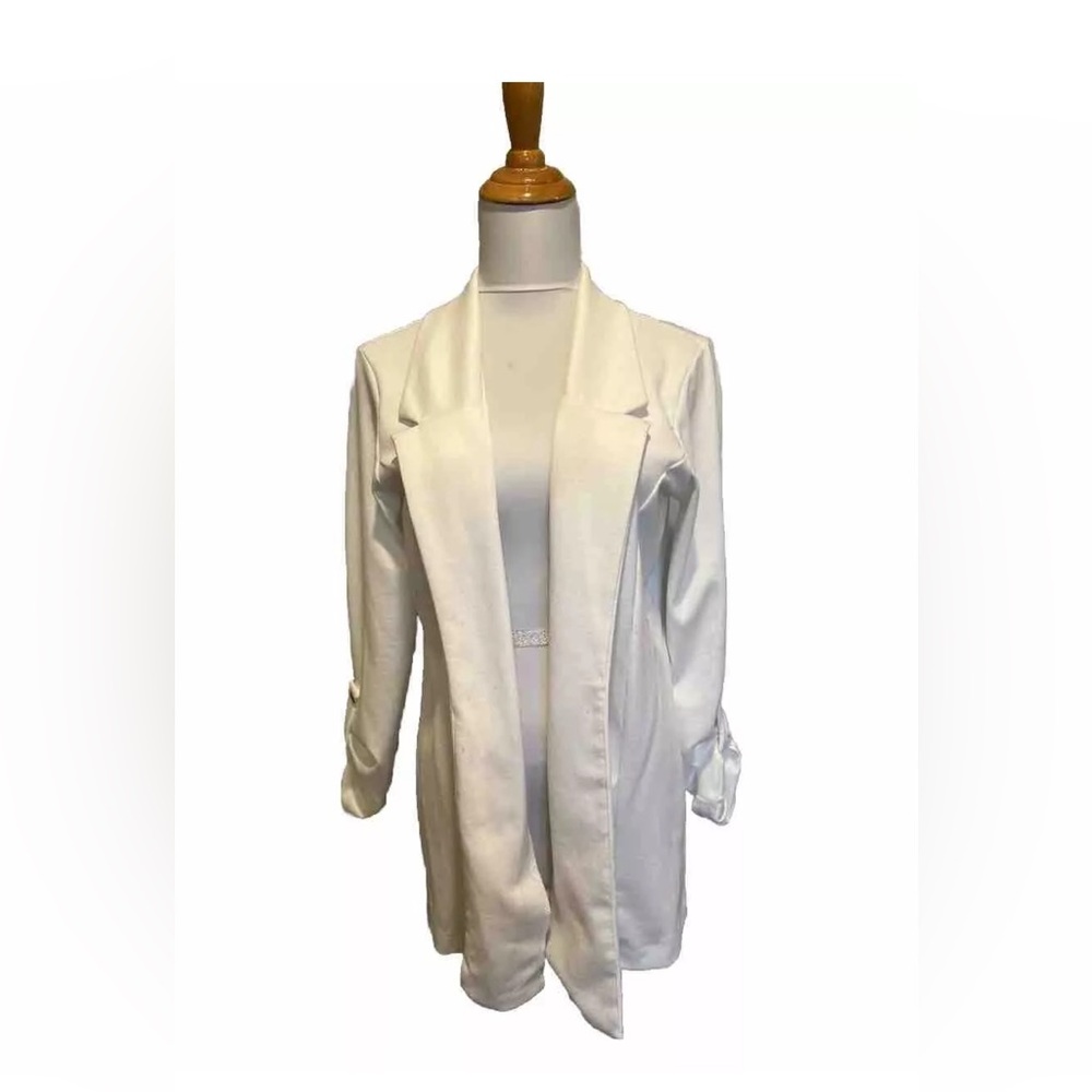 Massini loose white blazer medium